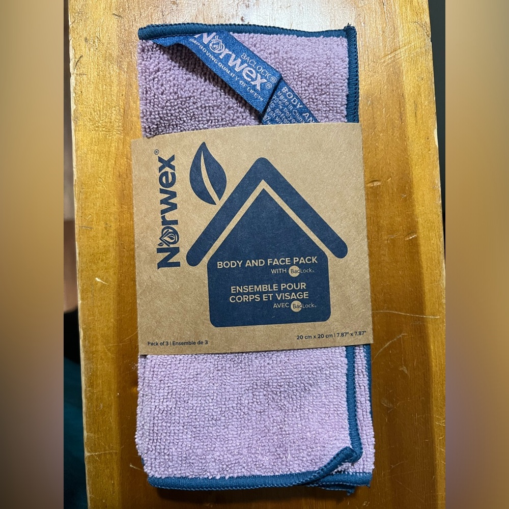 Norwex face and body 3 pack- new